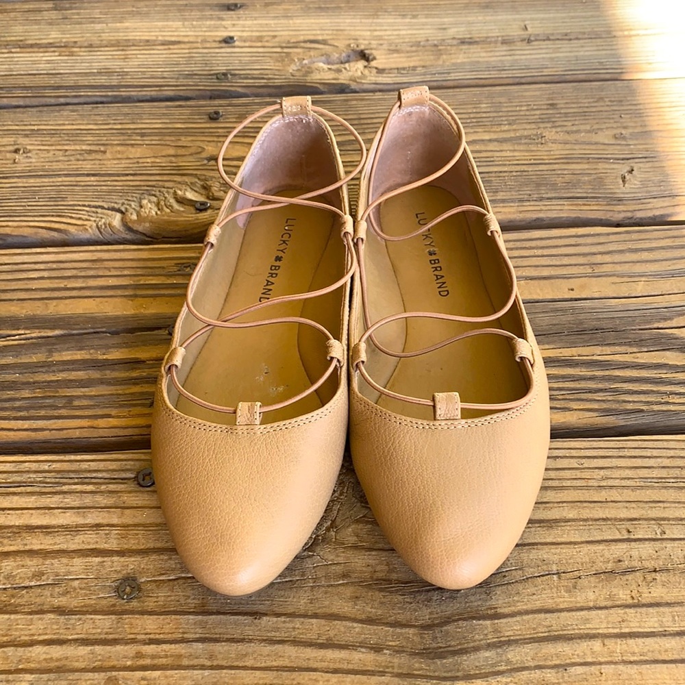 Lucky Brand Aviee leather flats